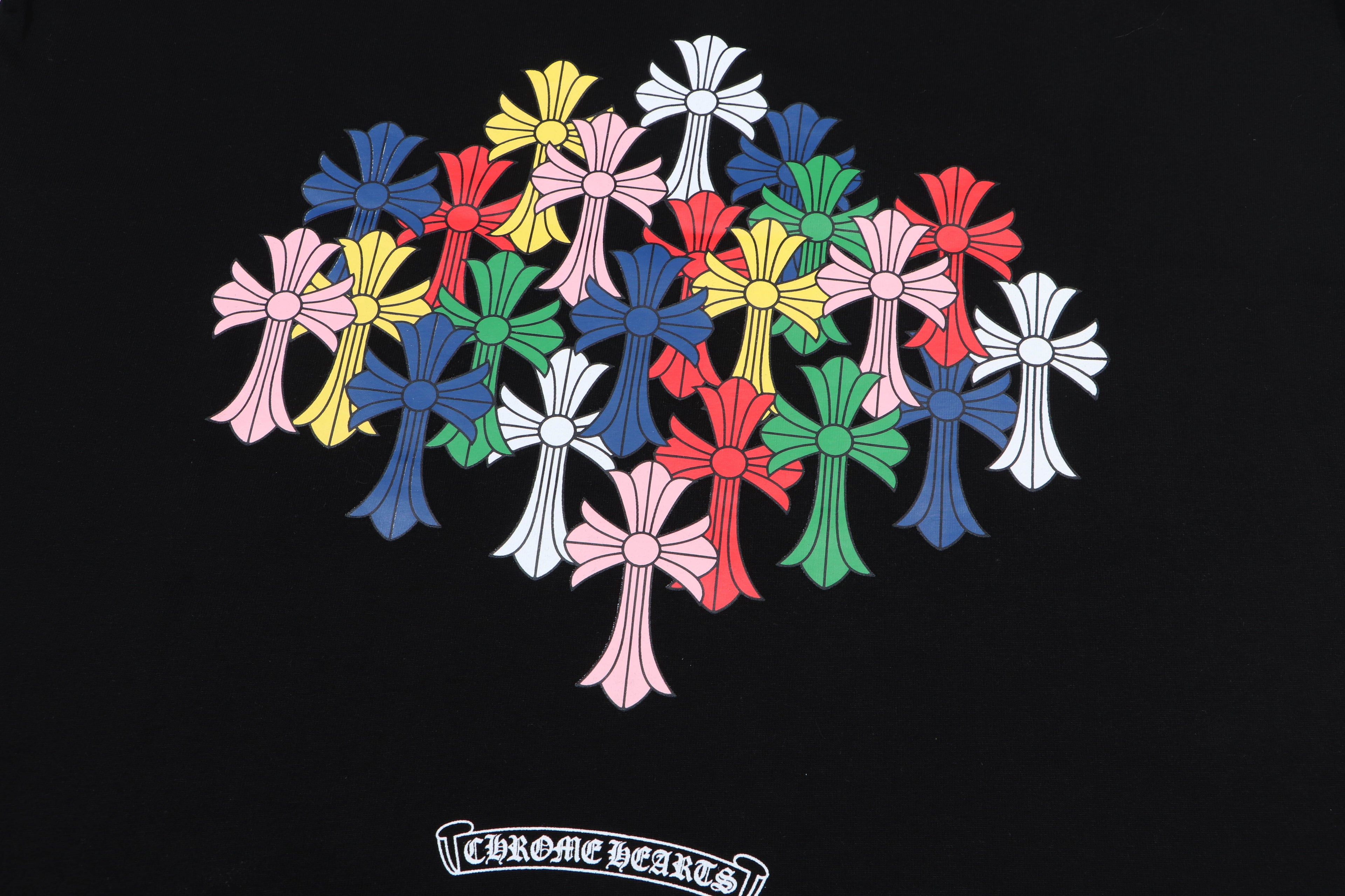 CHROME-HEARTS Men's Long-Sleeve T-shirt Sweatshirt K8015