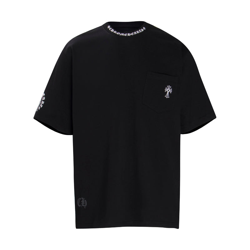CHROME-HEARTS Neck Logo T-shirt K6022