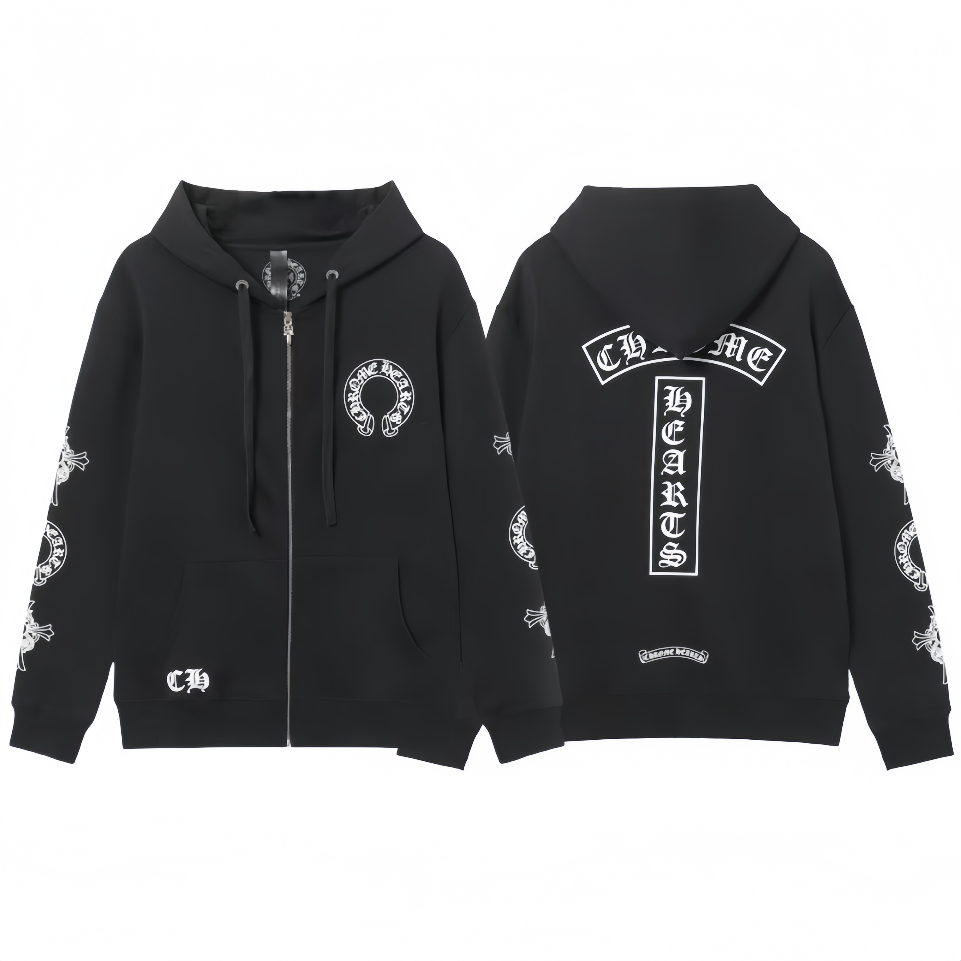 Chrome Hearts New Zip Up Hoodie -851