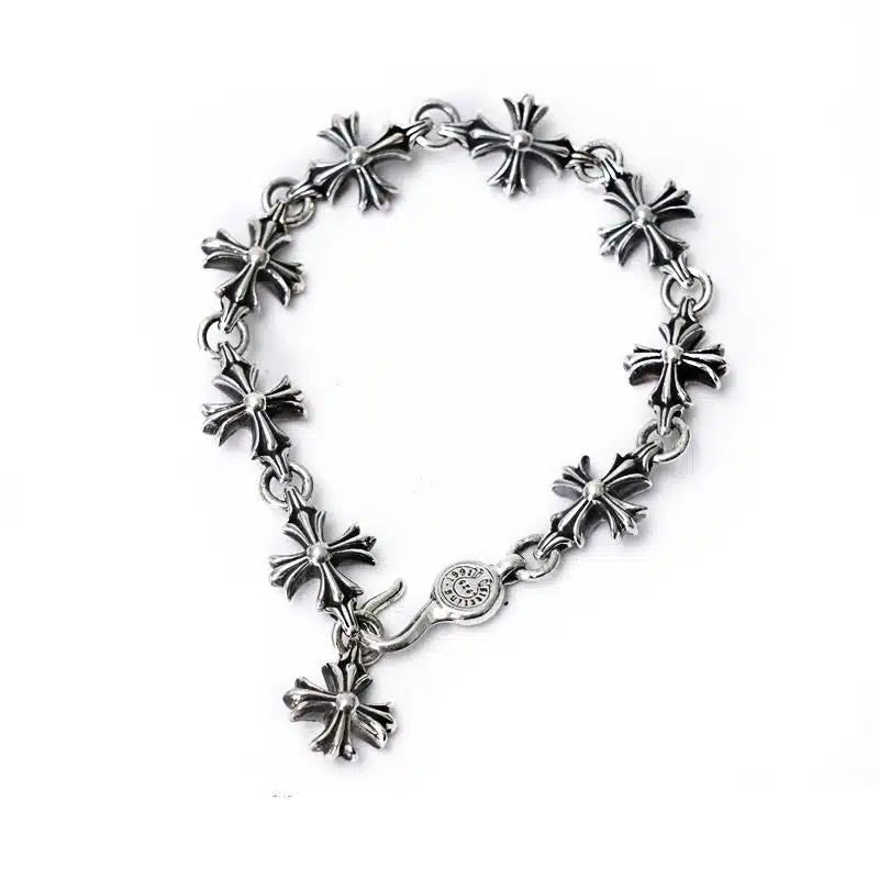 Chrome-Hearts PLUS BRACELET WITH LINKS -6