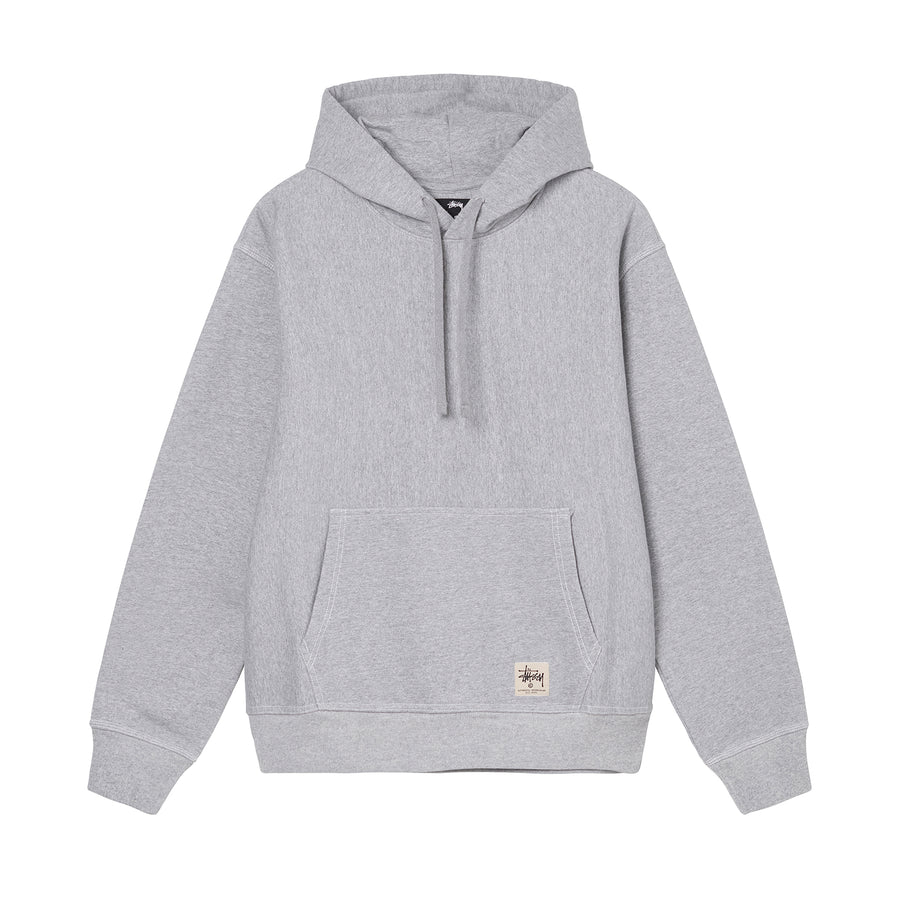 CONTRAST STITCH LABEL HOODIE