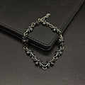 Chrome Hearts Retro Long Cross Flower Bracelet