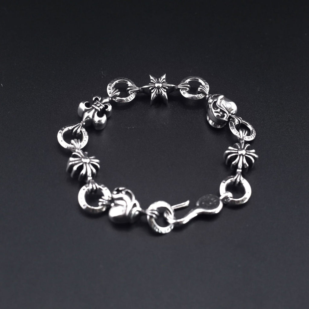 Chrome Hearts retro cross six-pointed star bracelet