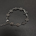 Chrome Hearts six-pointed star flower ball cross bracelet