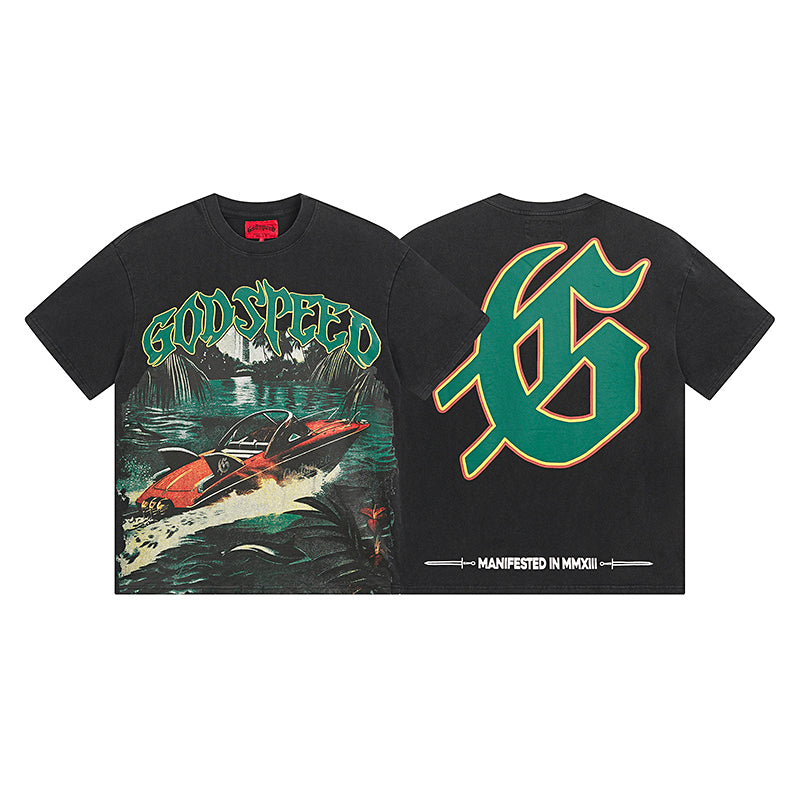 God Speed T-Shirt-1067£©